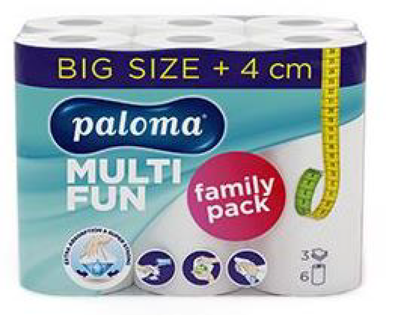 Küchenpapier-Rollen / Haushaltstücher 3-lagig Paloma